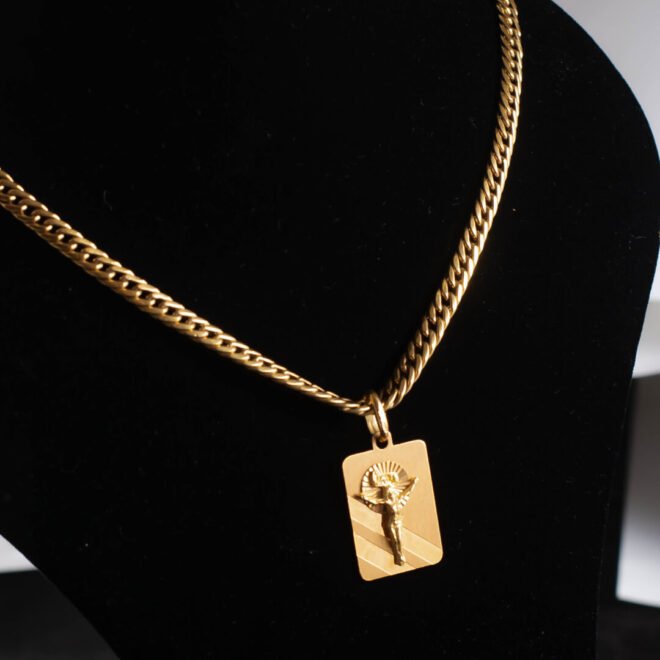 Placa de Jesucristo de Oro 18k